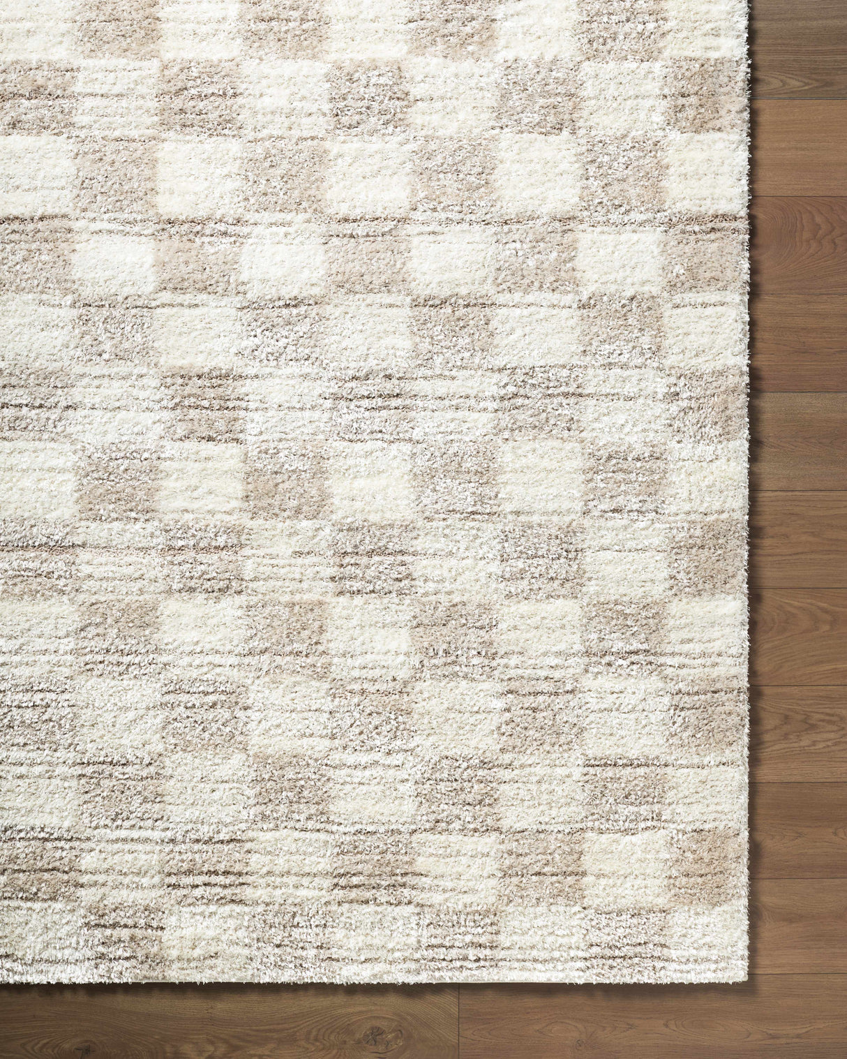 Belita Beige Luxe Shag Area Rug