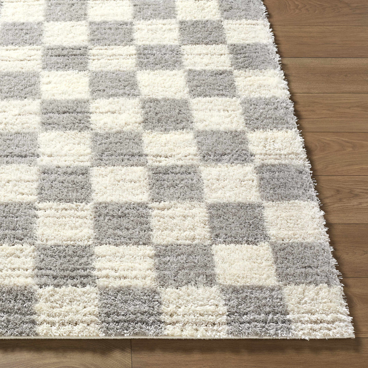 Belita Tan Luxe Shag Area Rug