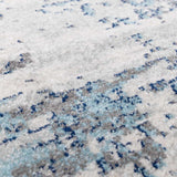Beverly Abstract Blue Area Rug
