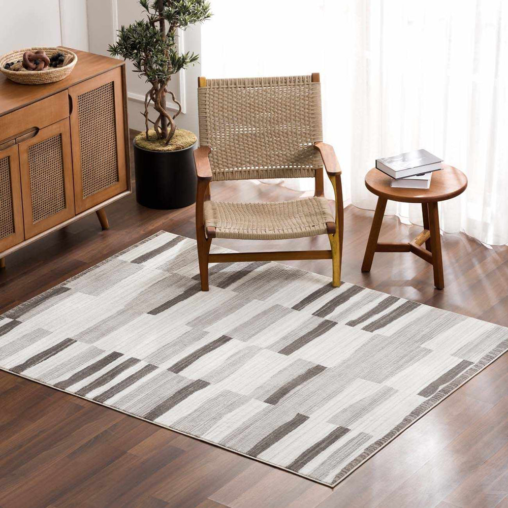 Bojana Broken-Striped Area Rug - Clearance