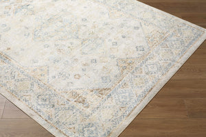 Bhavya Cream Washable Area Rug