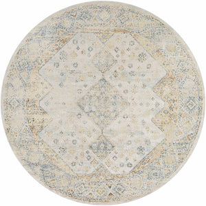Bhavya Cream Washable Area Rug
