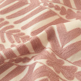 Textured Cotton Blend leaf tropical design Throw Pillow (With insert) size 18"x18"