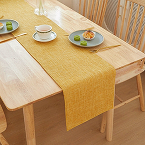 Table Cloth Flat Edges size 12"W x 71" L