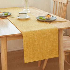 Table Cloth Flat Edges size 12"W x 71" L