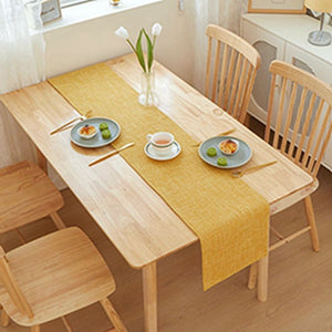 Table Cloth Flat Edges size 12"W x 71" L