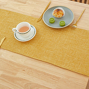Table Cloth Flat Edges size 12"W x 71" L