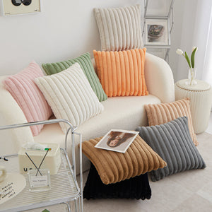 Pack of  1  Polyester Blend Square Throw Pillow  & 450g Insert reversible sides, removable cover size 18x18 inch