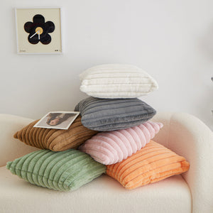 Pack of 2 Polyester Blend Square Throw Pillows & 450g Insert reversible sides, removable cover size 18x18 inch