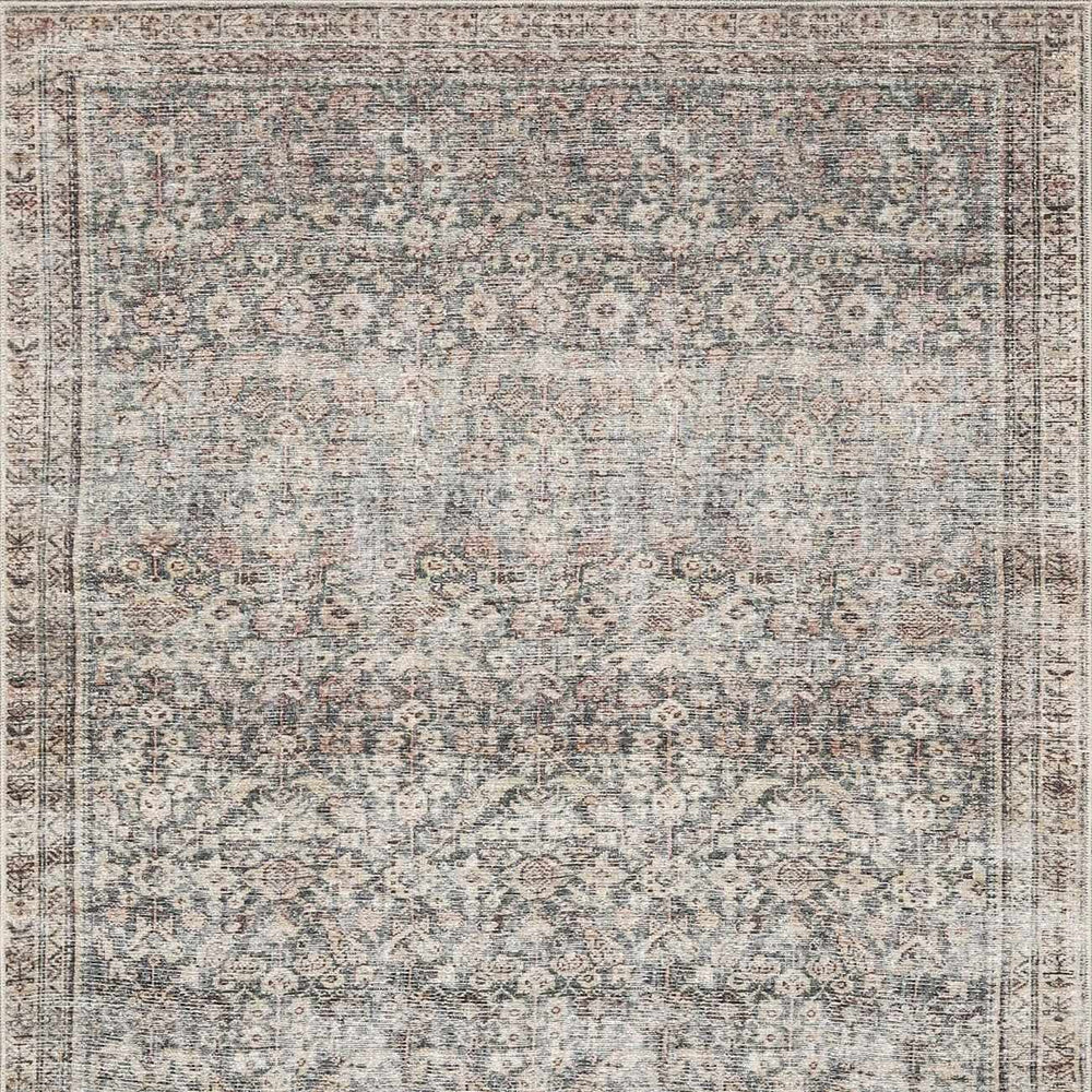 Collins Avenue III Vintage Damask Area Rug