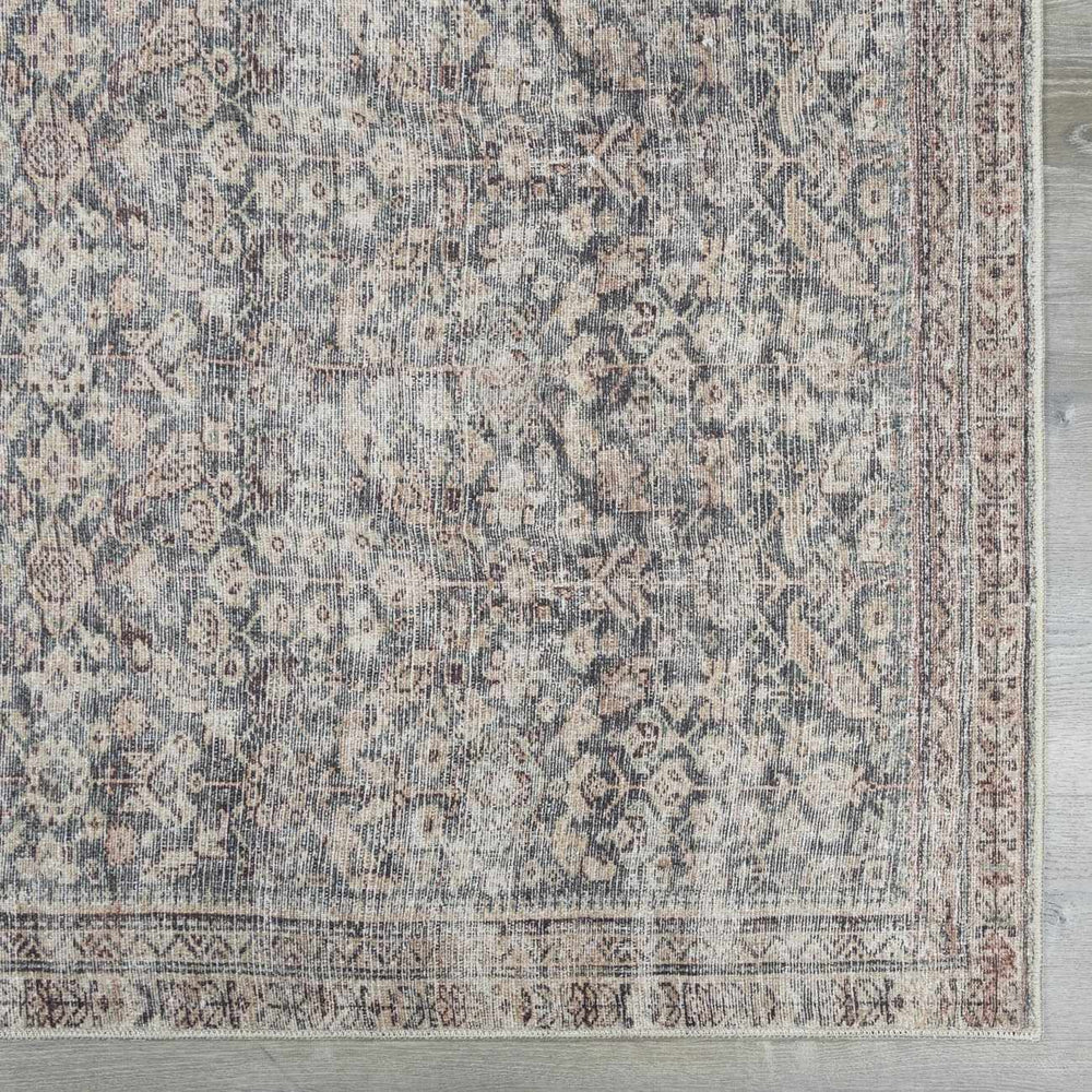 Collins Avenue III Vintage Damask Area Rug