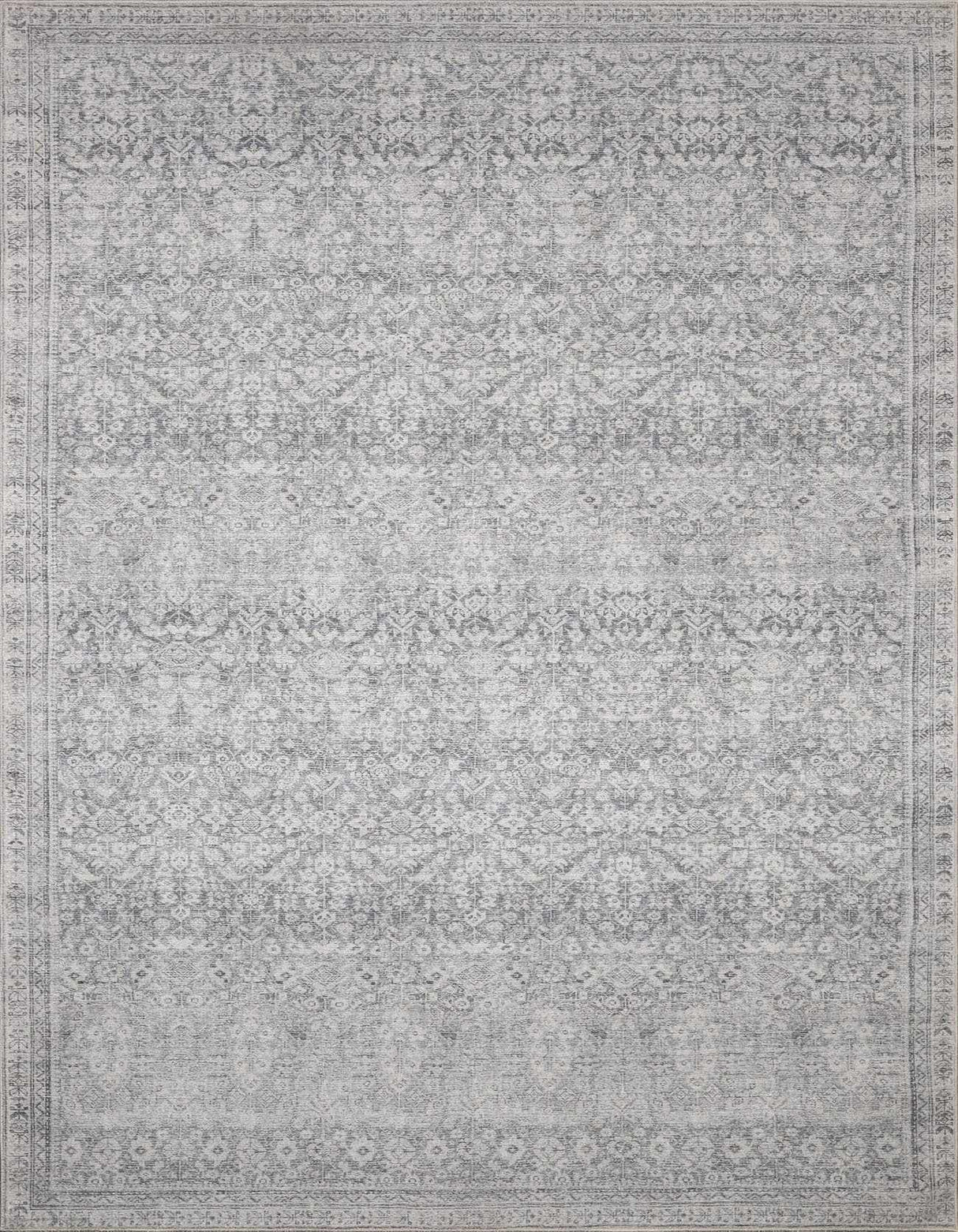 Collins Avenue IV Vintage Damask Area Rug
