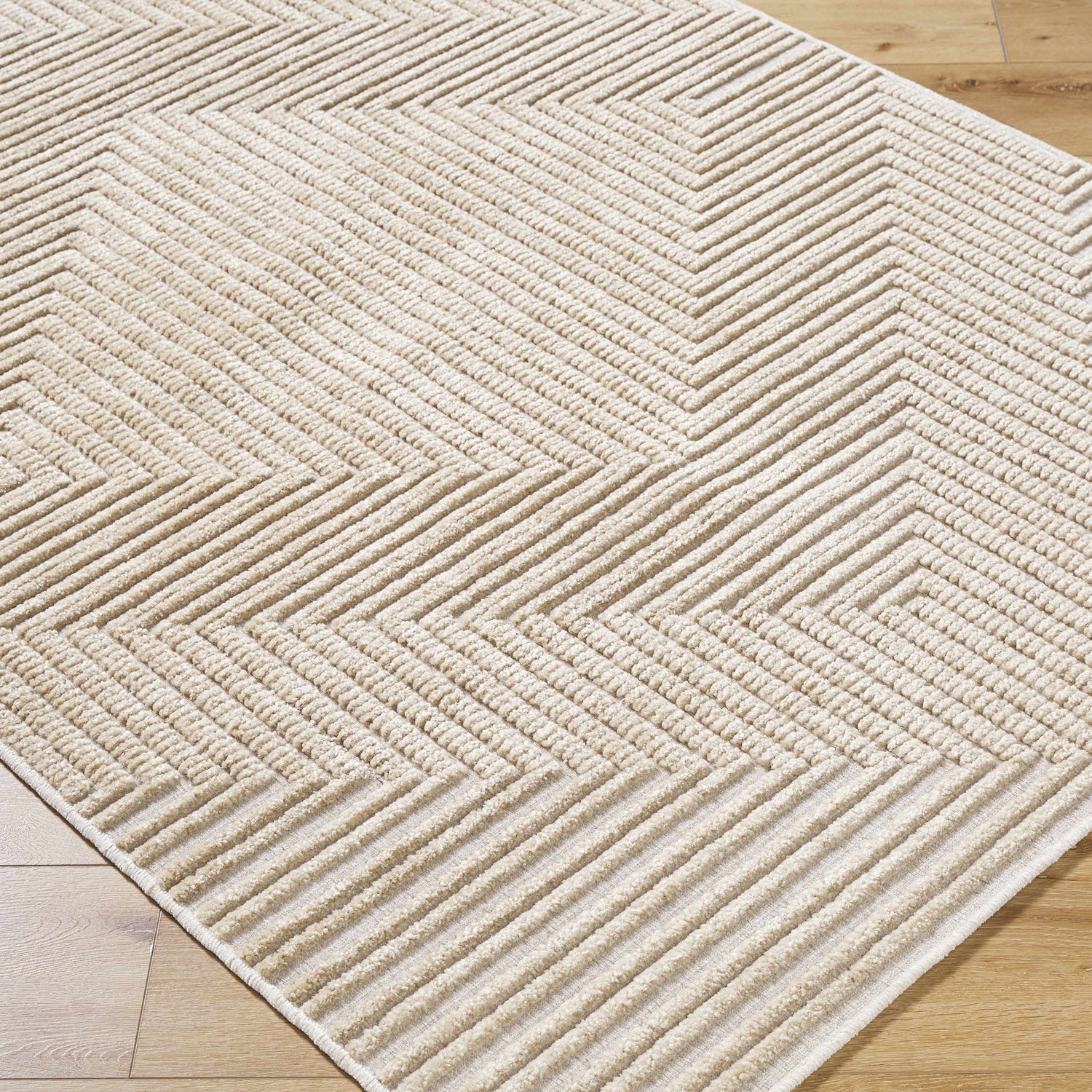 Briana Brown Washable Area Rug