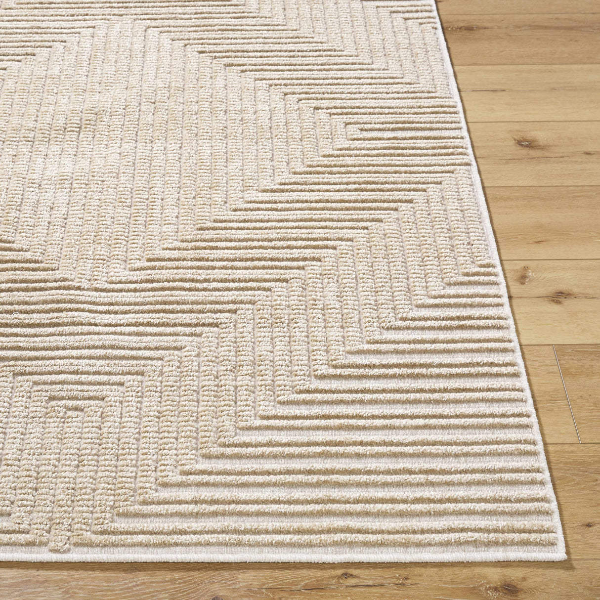 Briana Brown Washable Area Rug