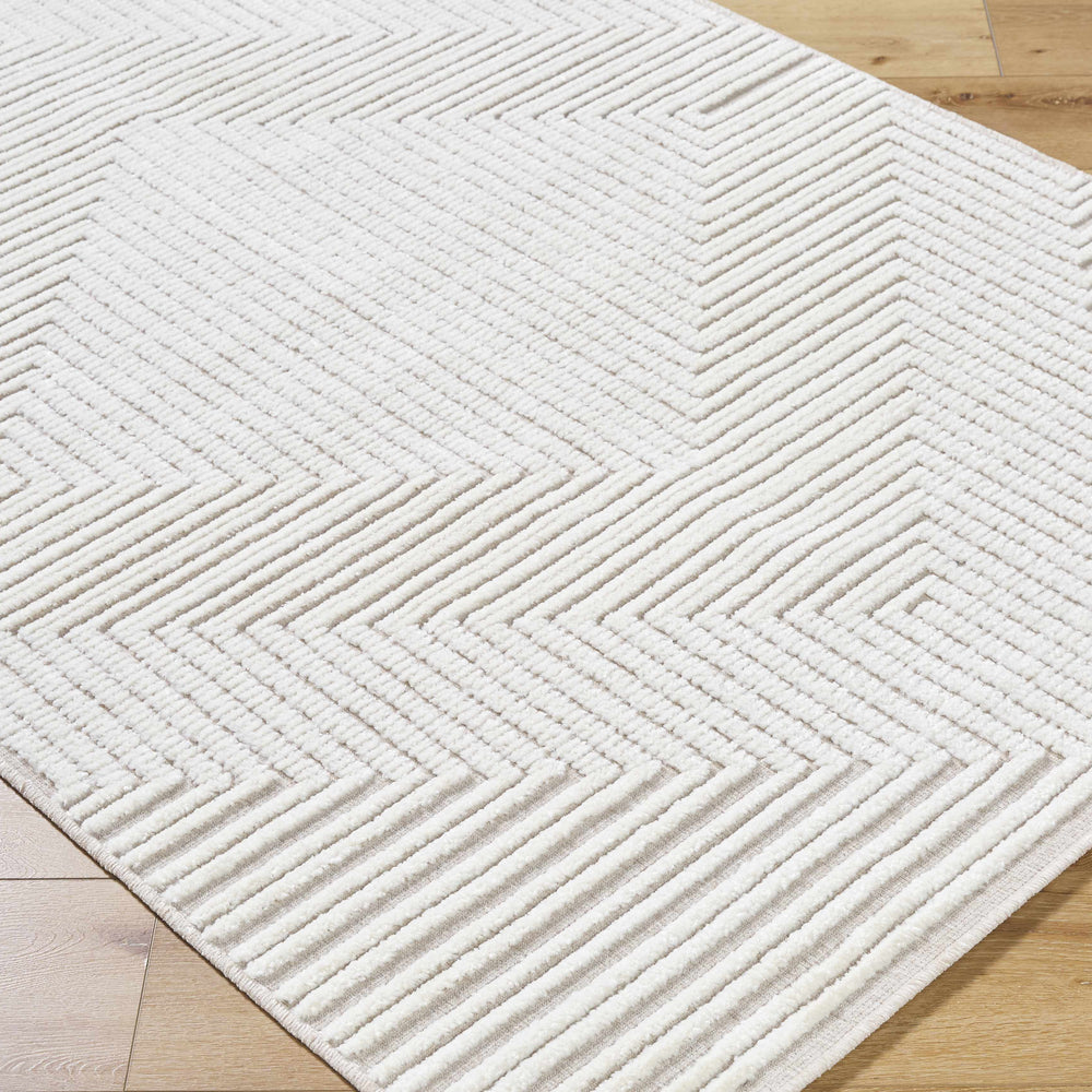 Briana Beige Washable Area Rug