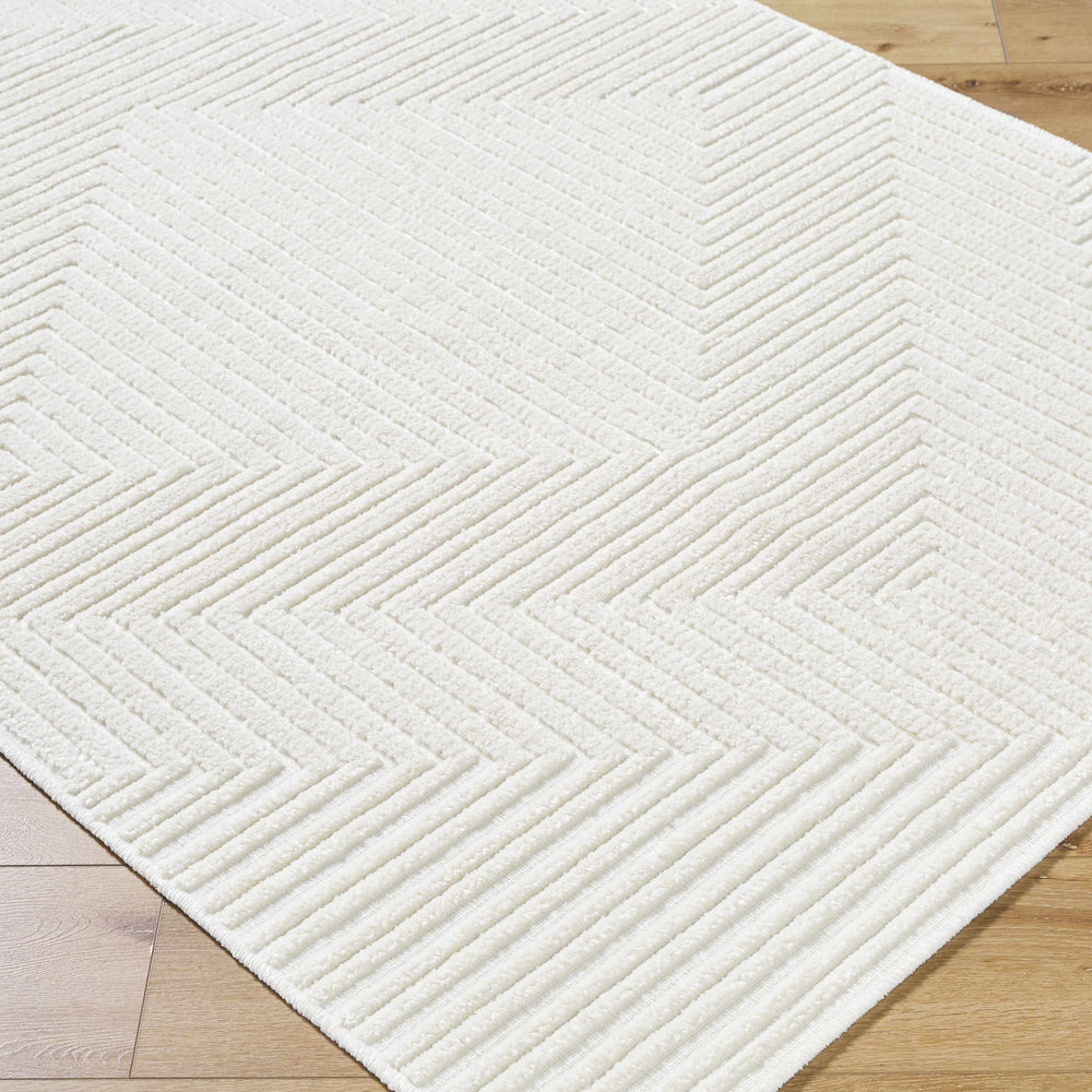 Briana Off-White Washable Area Rug