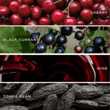 Blackwood Cherry Soy Candle - White Jar - 11 oz