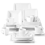 Blance Marble Grey 30 Piece Dinnerware Set