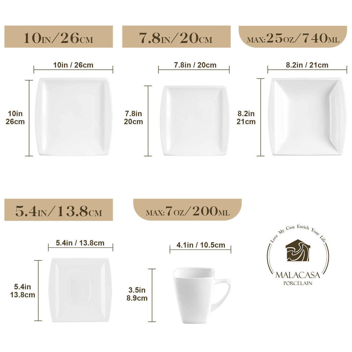 Blance 30 Piece Dinnerware Set