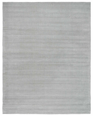 Brockton Solid Light Gray Wool Rug
