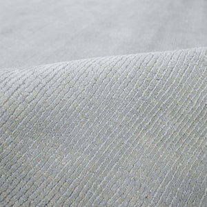 Brockton Solid Light Gray Wool Rug