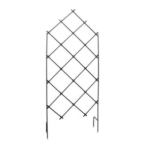 Outdoor 7-FT. Tall Wrought Iron Lattice Garden Trellis