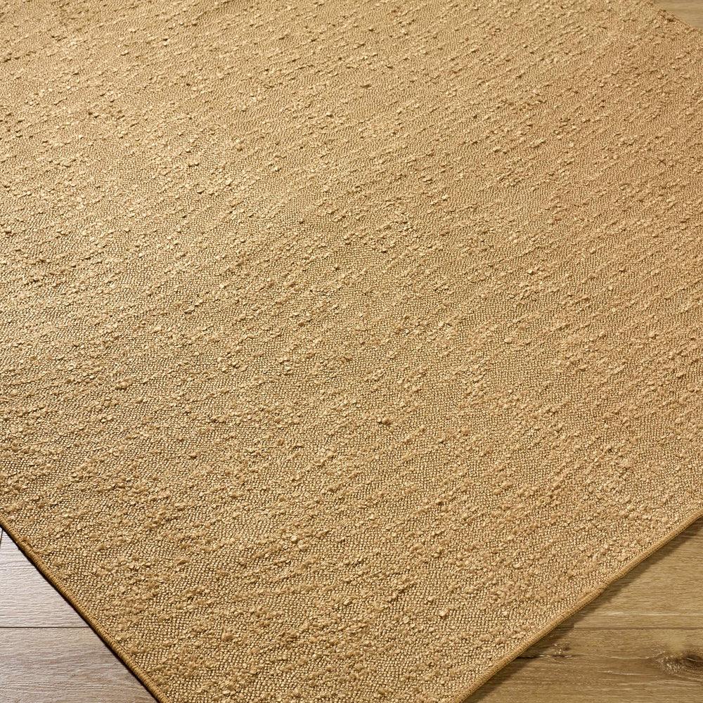 Breena 3D Solid Brown Washable Area Rug