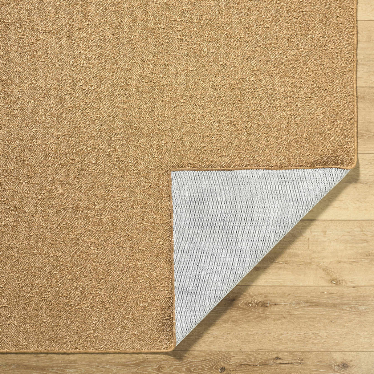 Breena 3D Solid Brown Washable Area Rug