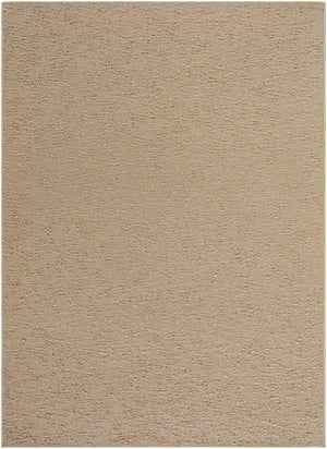 Breena Solid Taupe Washable Area Rug