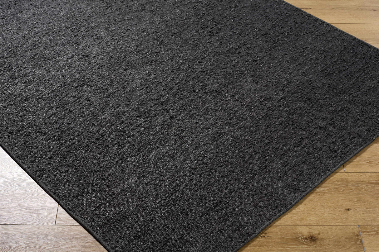 Breena Charcoal Washable Area Rug