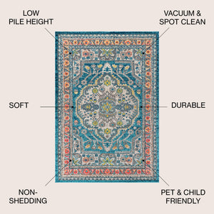 Bohemian FLAIR Boho Vintage Area Rug