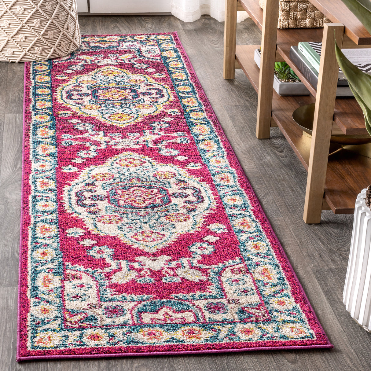 Bohemian FLAIR Boho Vintage Runner Rug