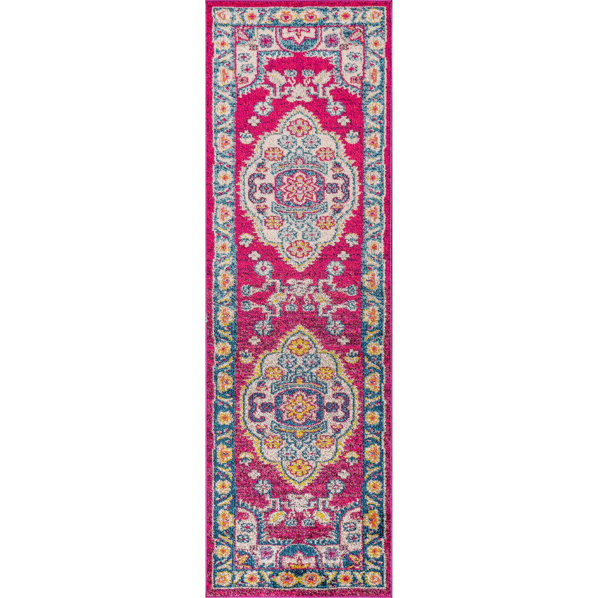 Bohemian FLAIR Boho Vintage Runner Rug