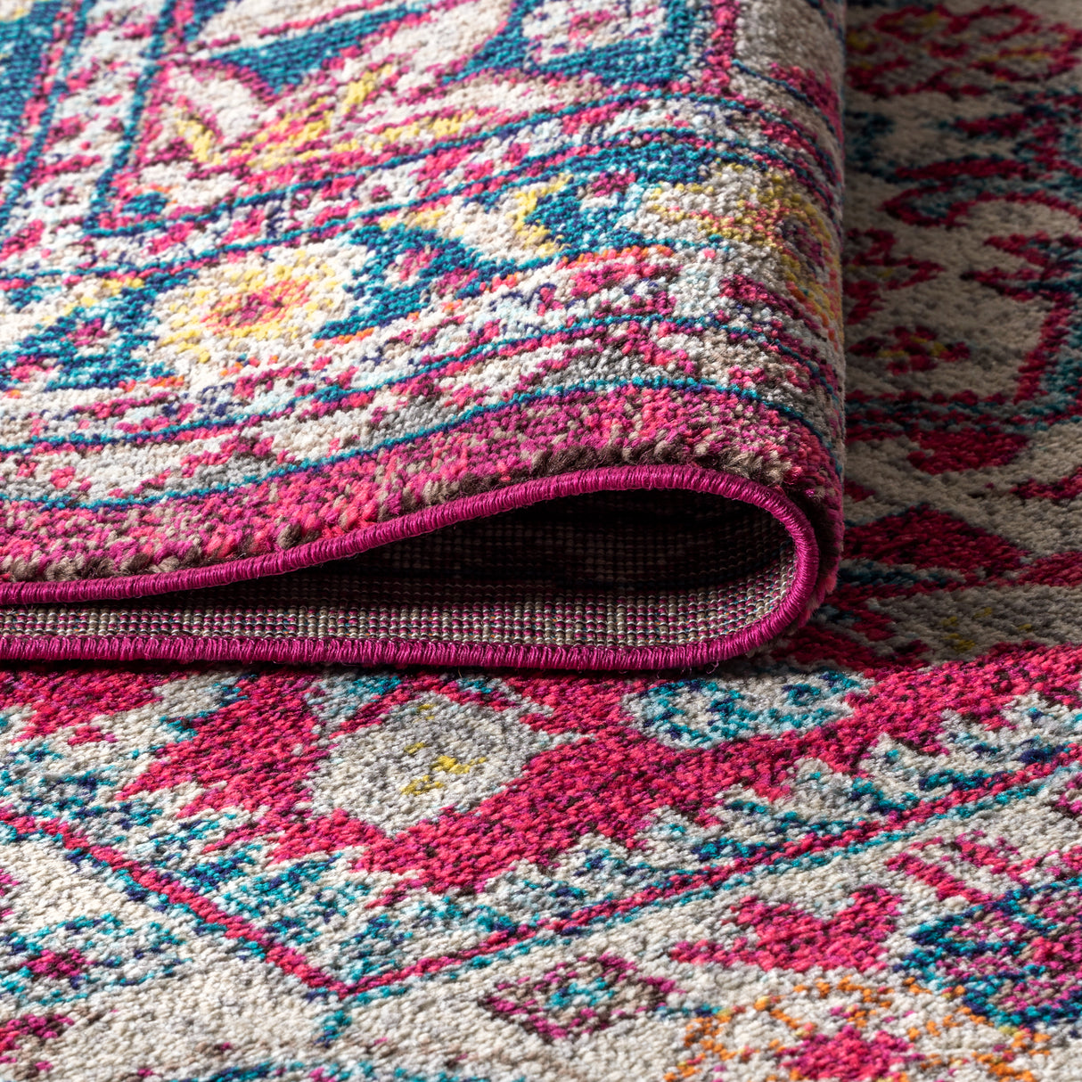Bohemian FLAIR Boho Vintage Runner Rug