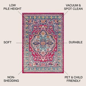 Bohemian FLAIR Boho Vintage Area Rug