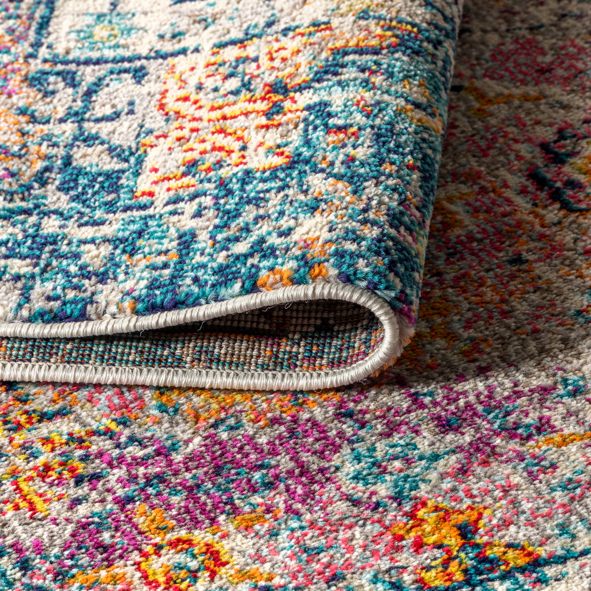 Bohemian Boho Vintage Medallion Area Rug