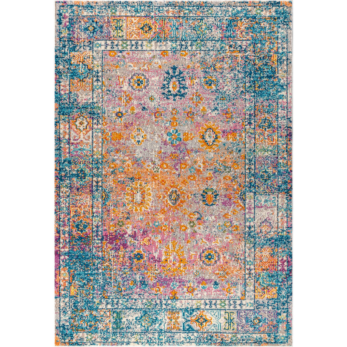 Bohemian Boho Vintage Medallion Area Rug