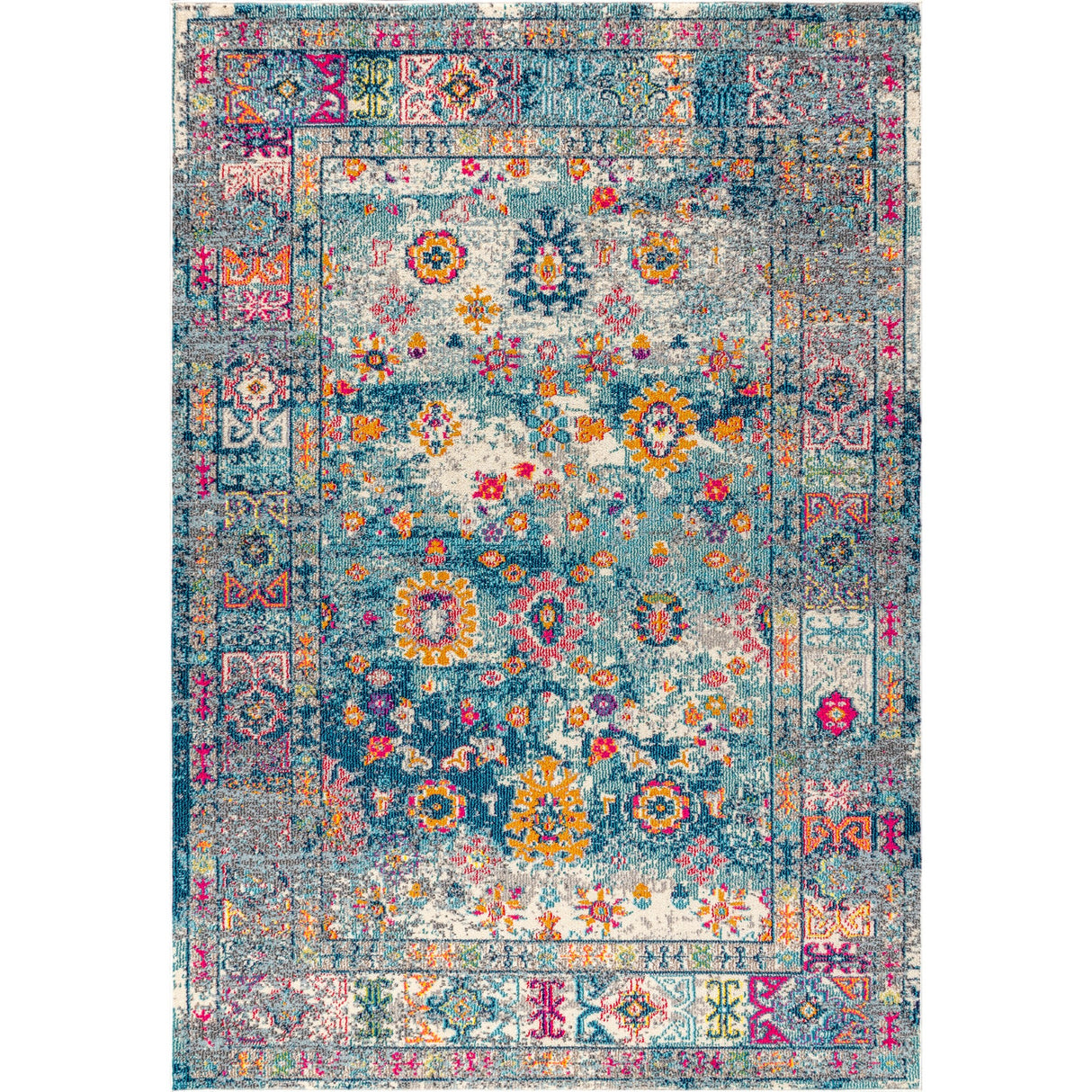 Bohemian Boho Vintage Medallion Area Rug