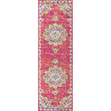 2x8 Bohemian FLAIR Boho Vintage Medallion Runner Rug