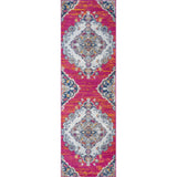 Blue Bohemian FLAIR Boho Vintage Runner Rug