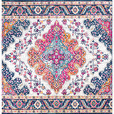 Bohemian FLAIR Boho Vintage Medallion Square Area Rug