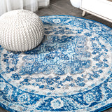 Bohemian FLAIR Boho Medallion Round Area Rug
