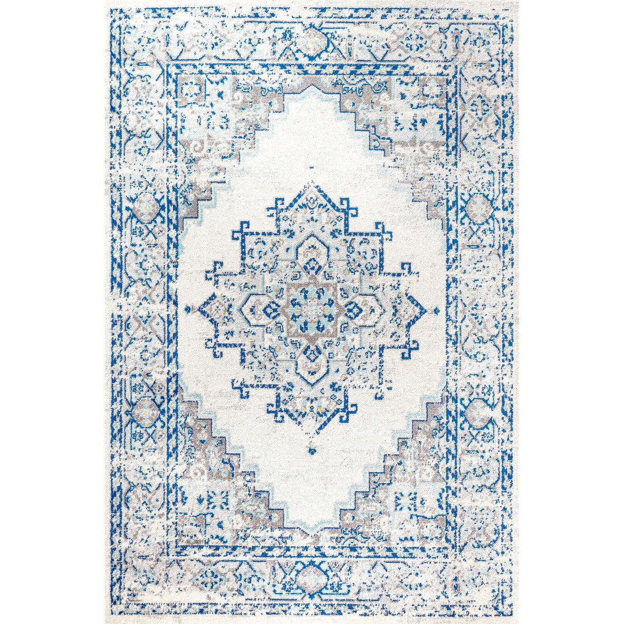 Inigo Cottage Medallion Area Rug