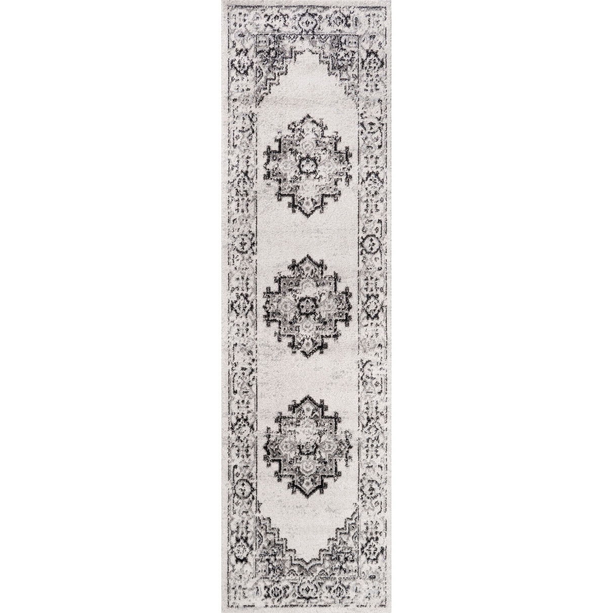 Inigo Cottage Medallion Runner Rug