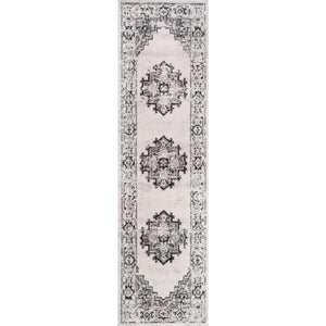 Inigo Cottage Medallion Runner Rug