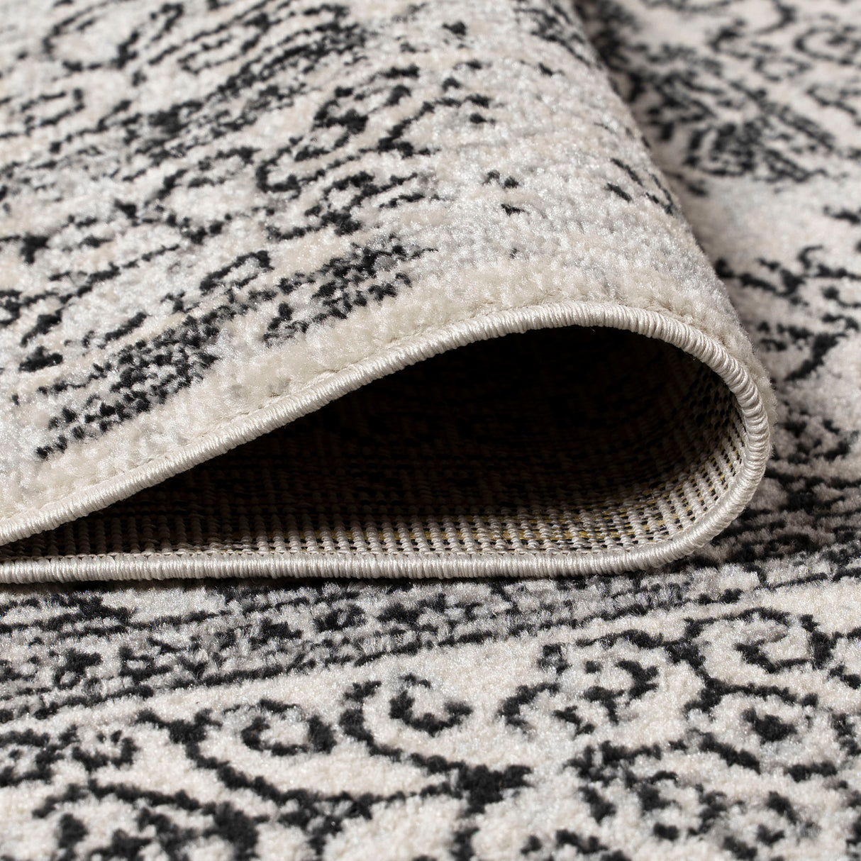 Gray Ferro Filigree Area Rug