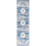 Scala Ornate Bohemian Medallion Runner Rug