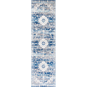Scala Ornate Bohemian Medallion Runner Rug
