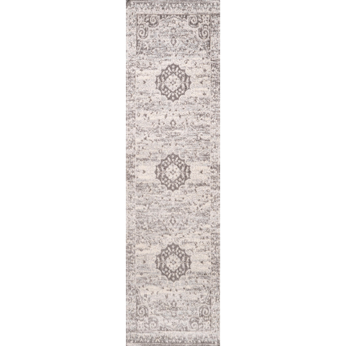 Scala Ornate Bohemian Medallion Runner Rug