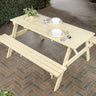 Shoreham-Modern-Classic-Wood-Picnic-Table-&-Benches-with-Umbrella-Hole-Outdoor-Tables